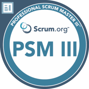 Professional Scrum Master™ III Zertifikat