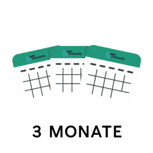 Lerne mit deinem Team über einen Zeitraum von 3 Monaten hinweg was echte Agilität im Alltag bedeutet und bewirken kann